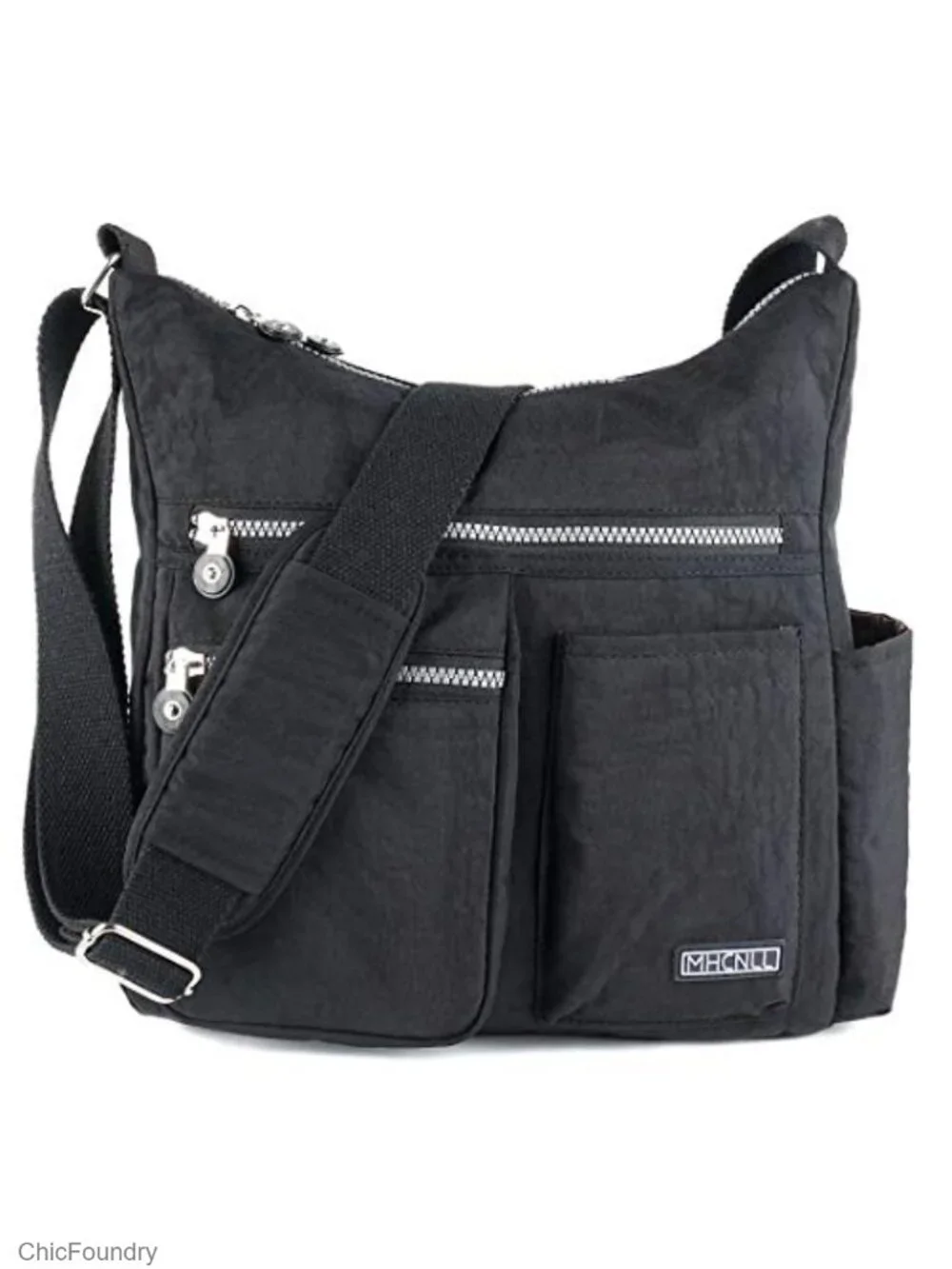 Women's Lightweight Nylon Crossbody Bag RFID Anti-Theft Padded Strap Travel